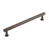 Burlington Piccadilly Knurled Cabinet Handles 224mm Dark Bronze - Burlington Range
